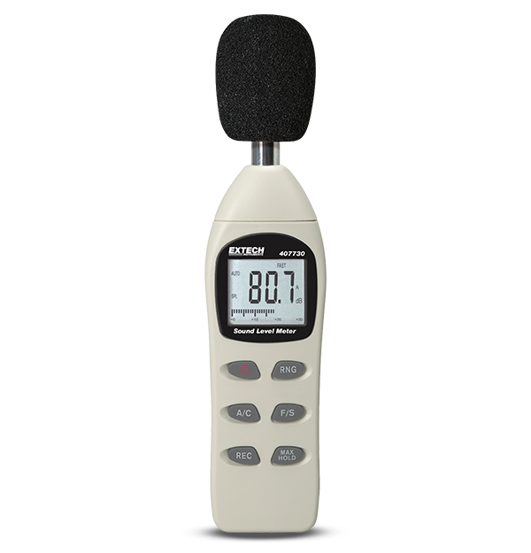 Extech 407730: Medidor digital de nivel de sonido
